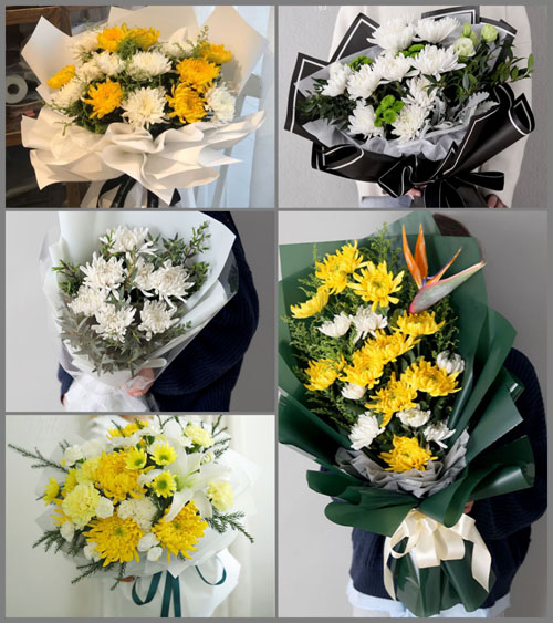 贵州毕节市黔西县素朴镇马路村白事花束代送